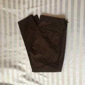 New York & Co. Sz 8 Dark Brown Capris